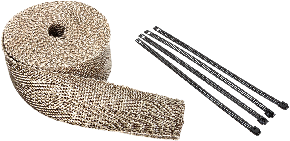 CYCLE PERFORMANCE PROD. Exhaust Wrap Kit - Multi-Tone - 2x25 CPP/9065BL