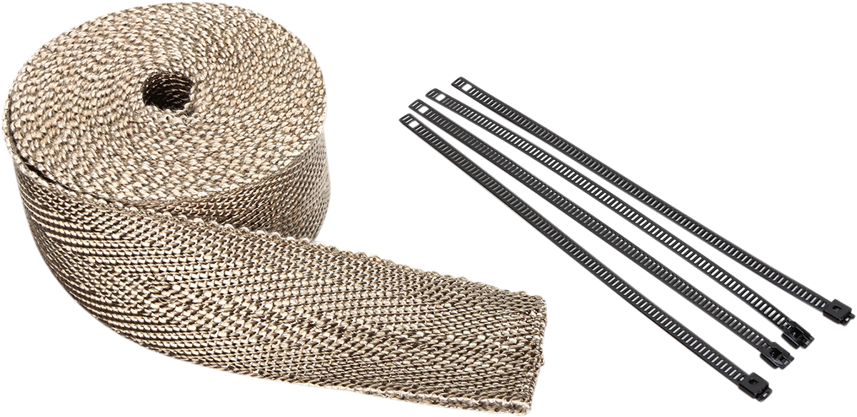 CYCLE PERFORMANCE PROD. Exhaust Wrap Kit - Multi-Tone - 2x25 CPP/9065BL