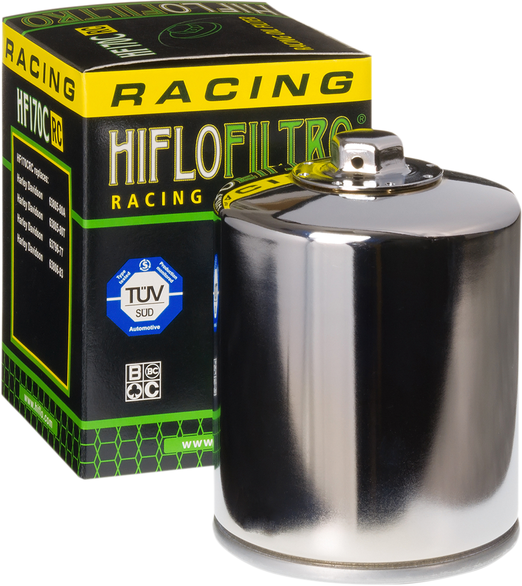 HIFLOFILTRO Performance Oil Filter - Chrome HF170CRC