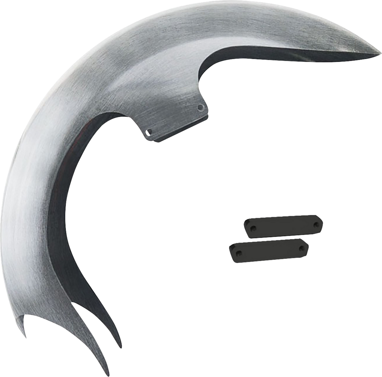 PAUL YAFFE BAGGER NATION Talon Front Fender - 26" Wheel - With Black Fender Adapters - Touring Models TALON26-14L-B