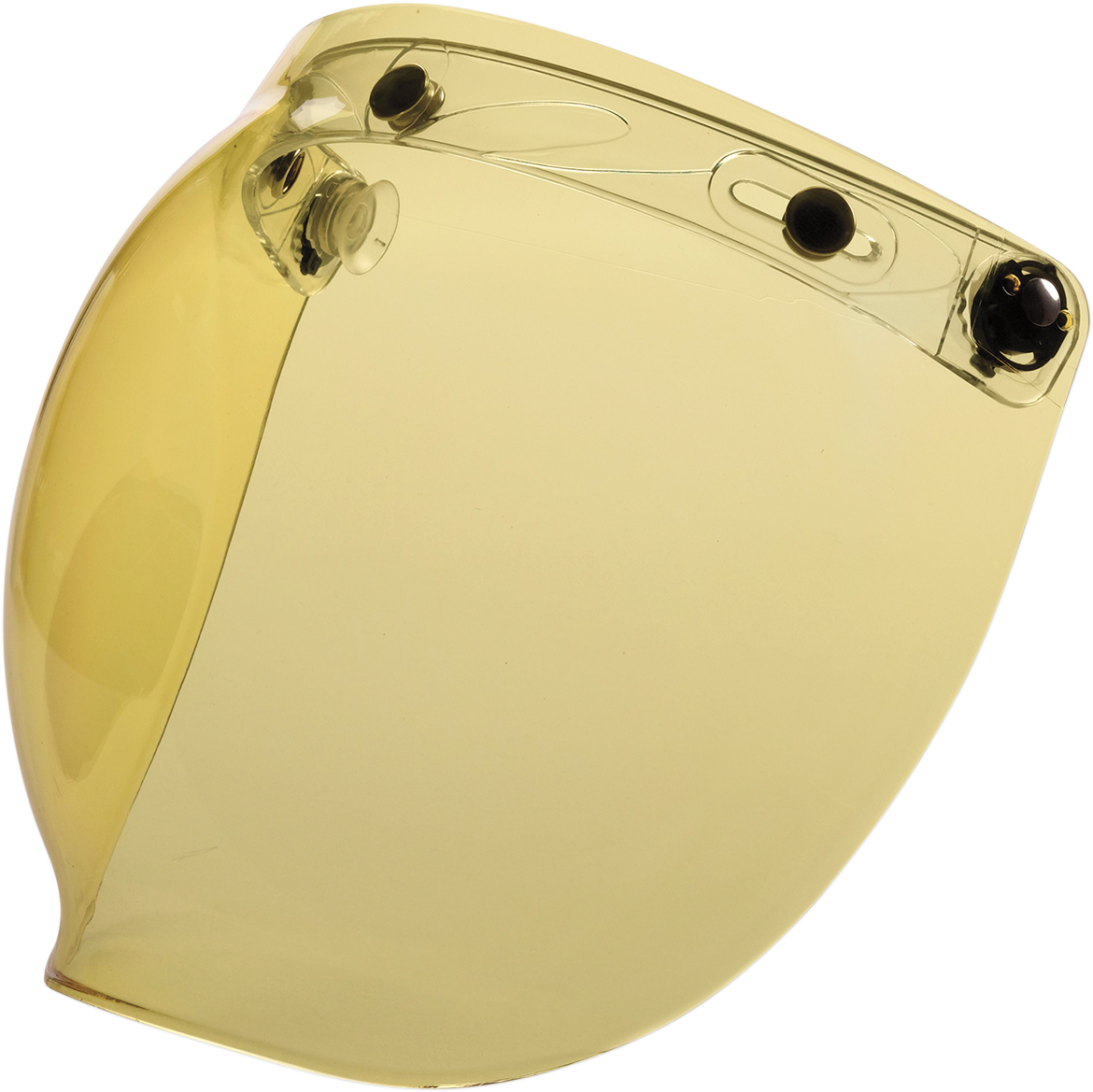 Z1R Flip-Up Bubble Shield - 3-Snap - Amber 0130-0751