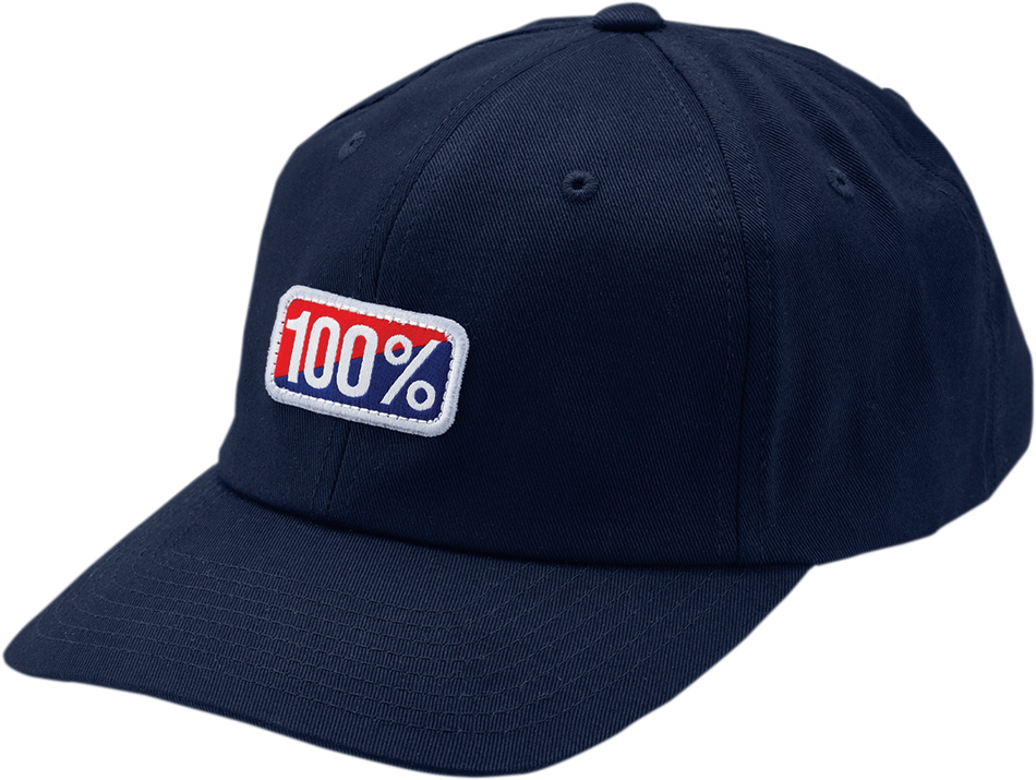 100% Select Dad Hat - Navy - One Size 20091-015-01
