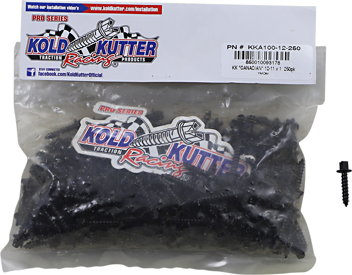 KOLD KUTTER Outlaw Screws - #12 - 11 x 1 - 250 Pack KKA100-12-250