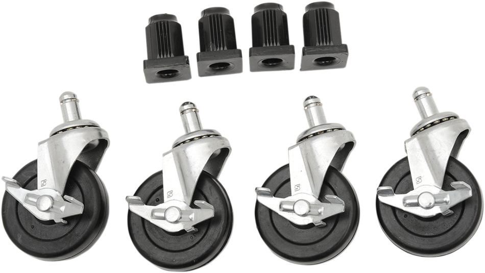 Parts Unlimited Caster Wheels For Tire Rack T-Rack Wheels