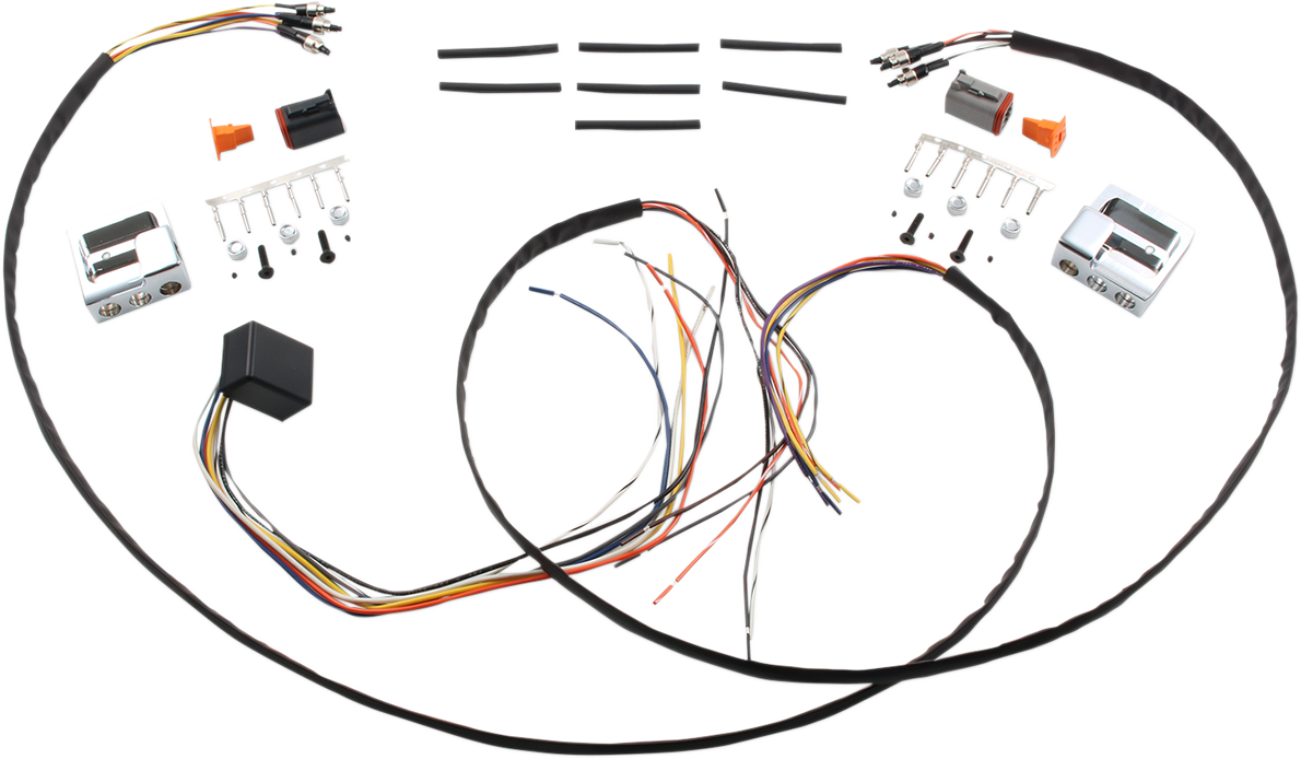 GMA ENGINEERING BY BDL Switch Kit - Brake/Clutch - Harness - Chrome GMA-HBWH-C