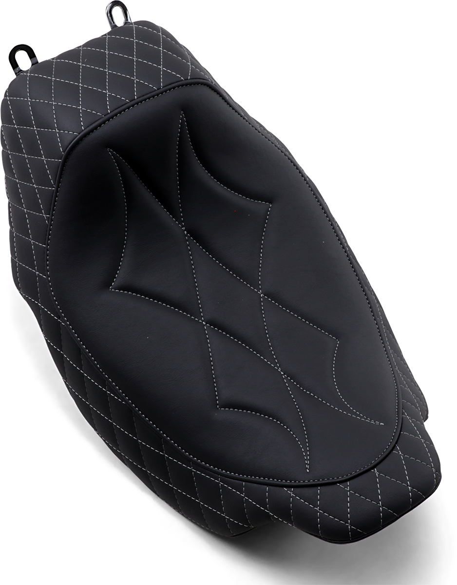 MUSTANG Revere Solo Seat - Diamond - Gray Stitched 75130GM