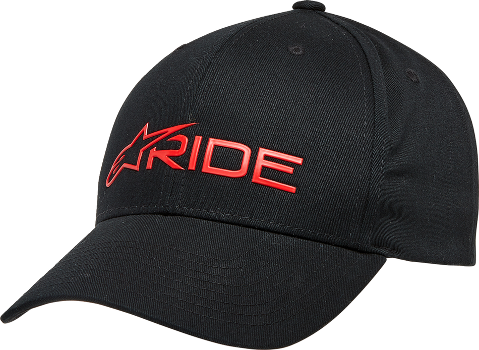 ALPINESTARS Ride 3.0 Hat - Black/Red - One Size 1232-81030-1030