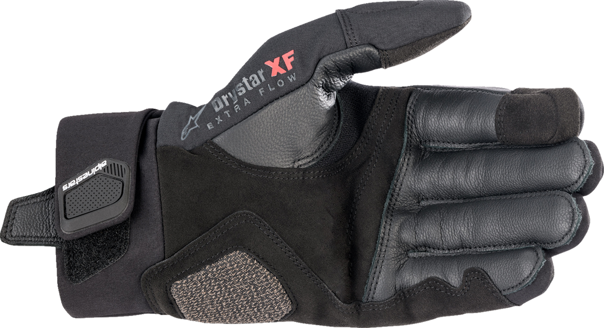 Guantes ALPINESTARS Hyde XT DrystarXF - Negro/Negro - Mediano 3522523-1100-M 