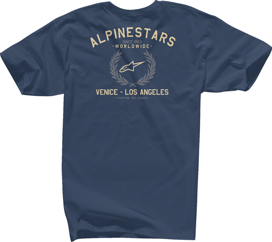 ALPINESTARS Wreath T-Shirt - Navy - 2XL 12137258070XXL
