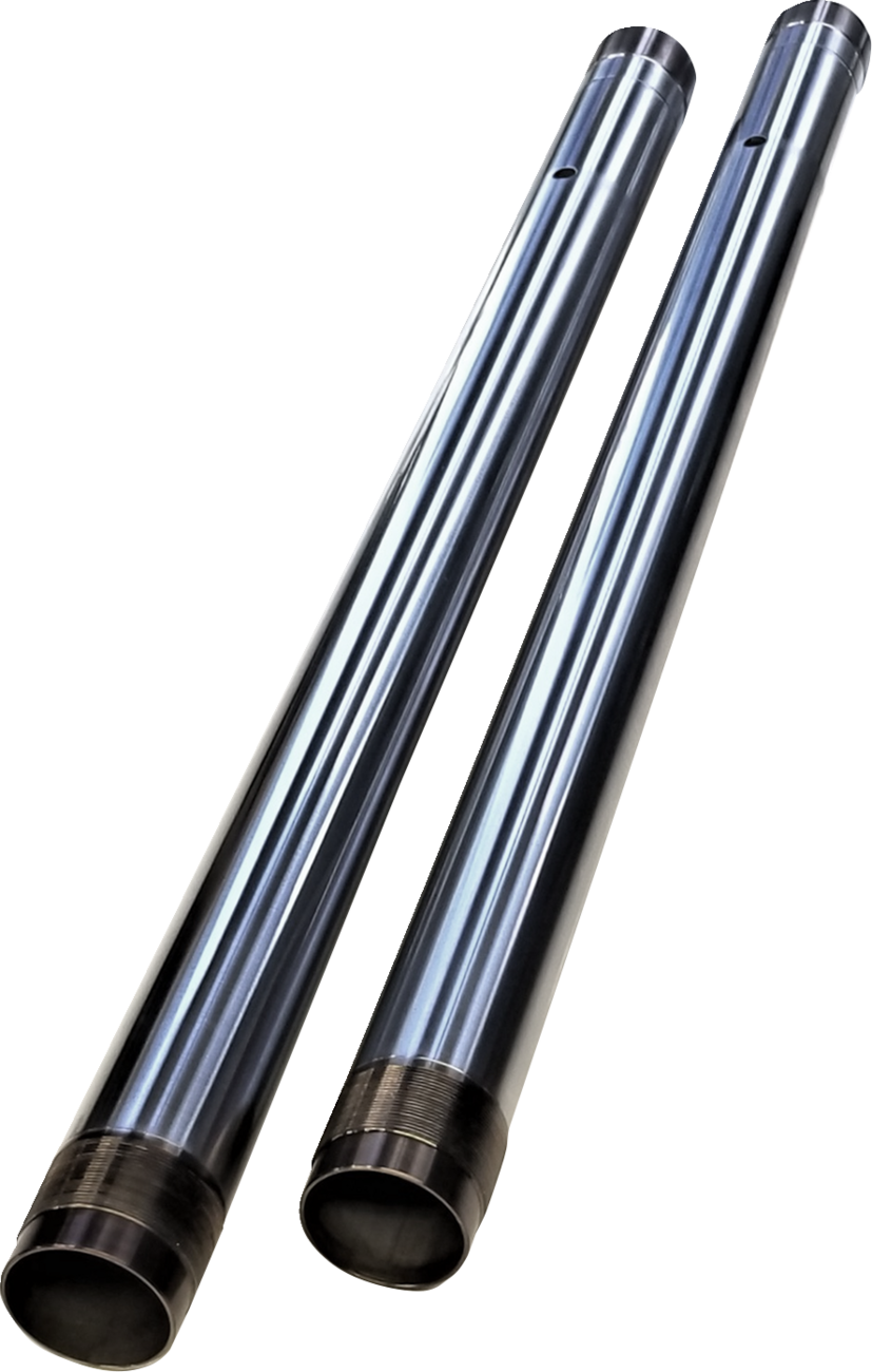 CUSTOM CYCLE ENGINEERING Hard Chrome Inverted Fork Tubes - 43 mm - Standard Length 710070