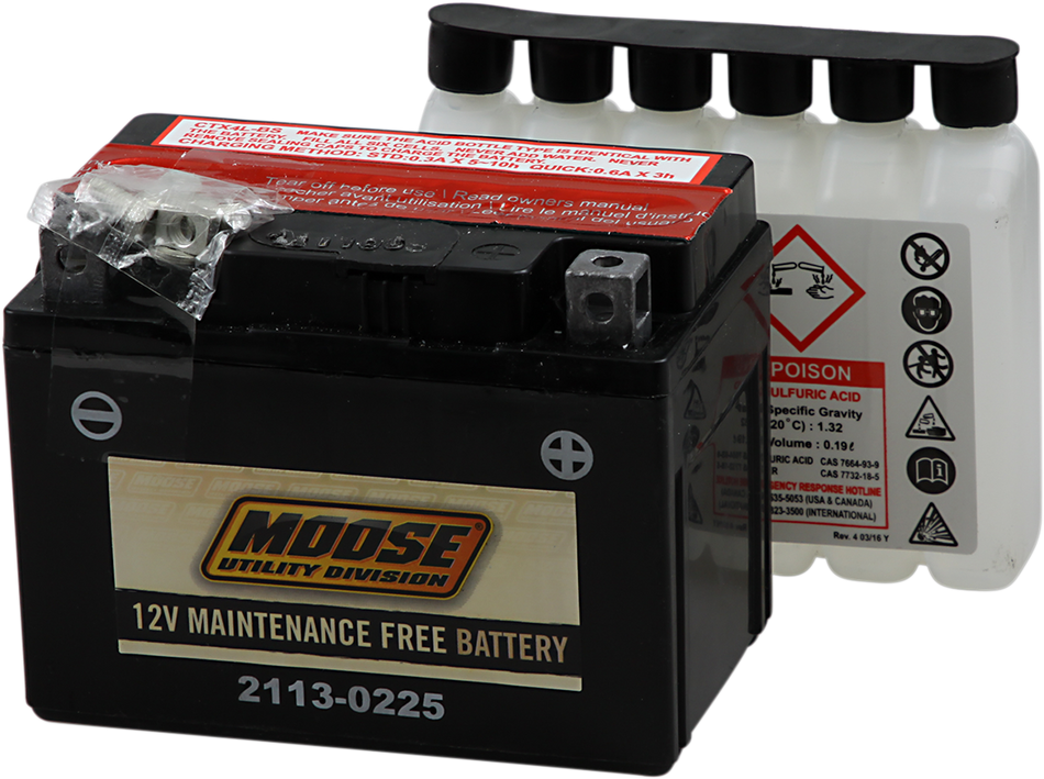 MOOSE UTILITY AGM Battery - YTX4L-BS 2113-0225