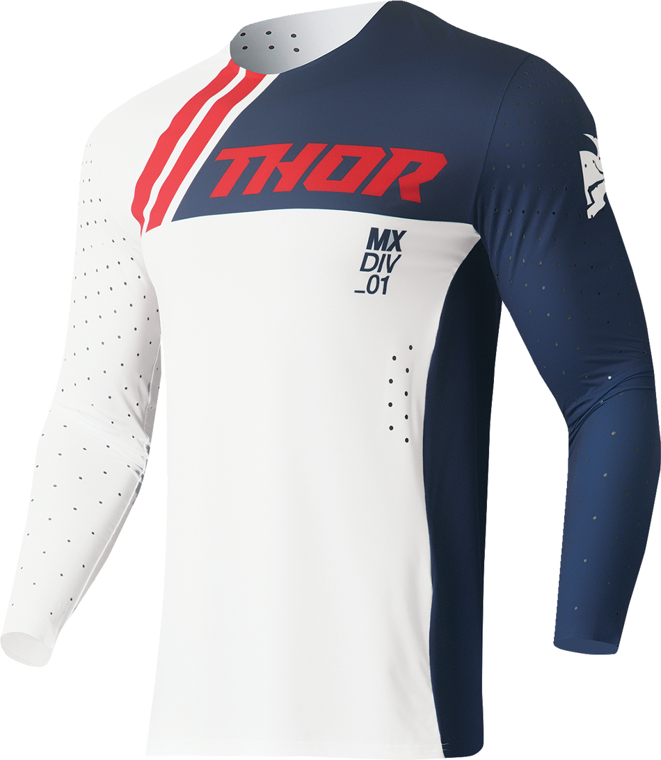 THOR Prime Drive Jersey - Navy/White - Large 2910-7473