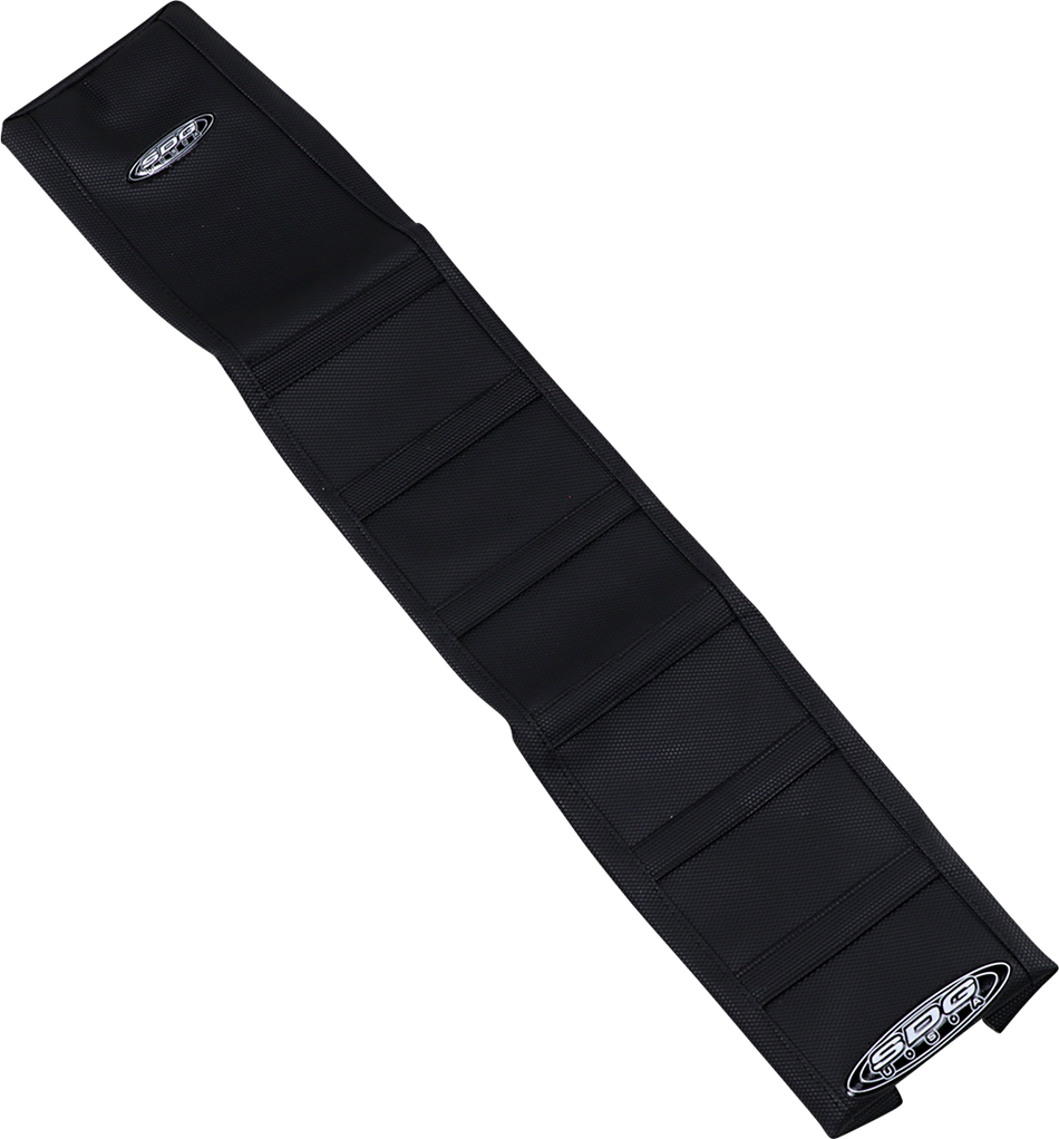 SDG 6-Ribbed Seat Cover - Black Ribs/Black Top/Black Sides 95942