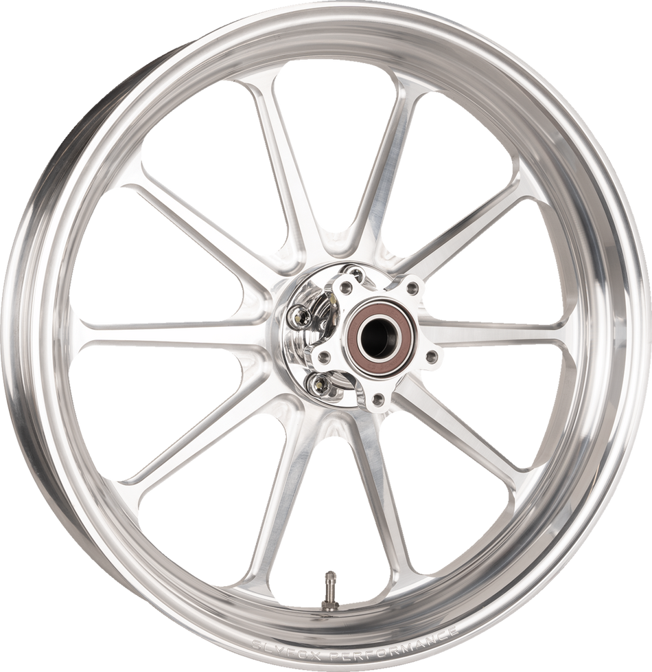 SLYFOX Wheel - Track Pro - Front/Dual Disc - No ABS - Machined - 17"x3.5" 12027706RSLYAPM