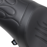 DRAG SPECIALTIES Predator Seat - Flame Stitched - '00-'05 FL FIT FLSTN W/O LUGG RACK 0802-0468