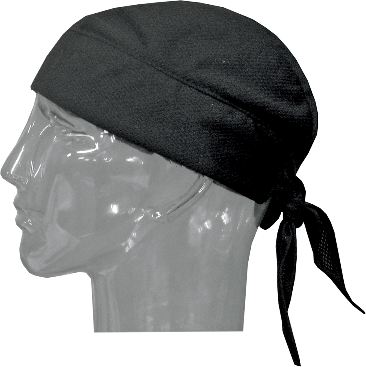 HYPER KEWL Tie-On Evaporative Cooling Skull Cap - Black 6536BK