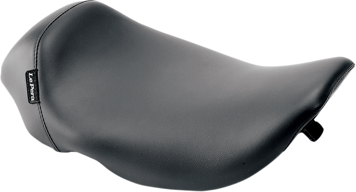 LE PERA Bare Bones Solo Seat - Smooth - Black - FLHR LH-005RK