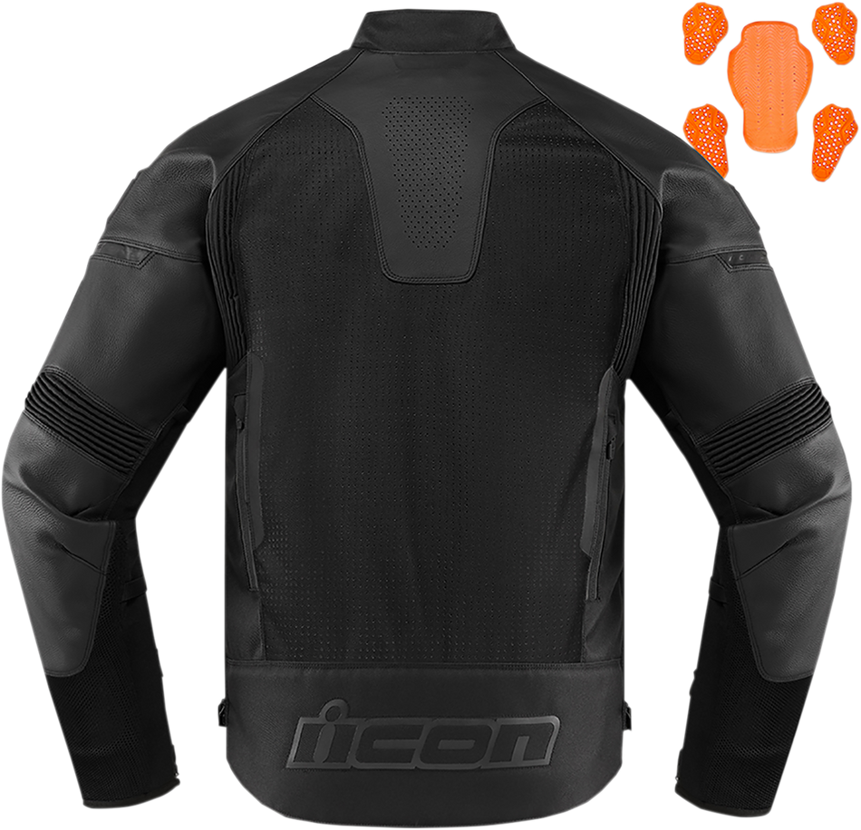 ICON Contra2™ Perf CE Jacket - Stealth - Small 2810-3660
