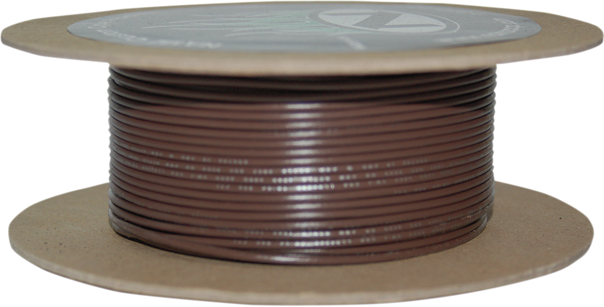 NAMZ 100' Wire Spool - 18 Gauge - Brown NWR-1-100