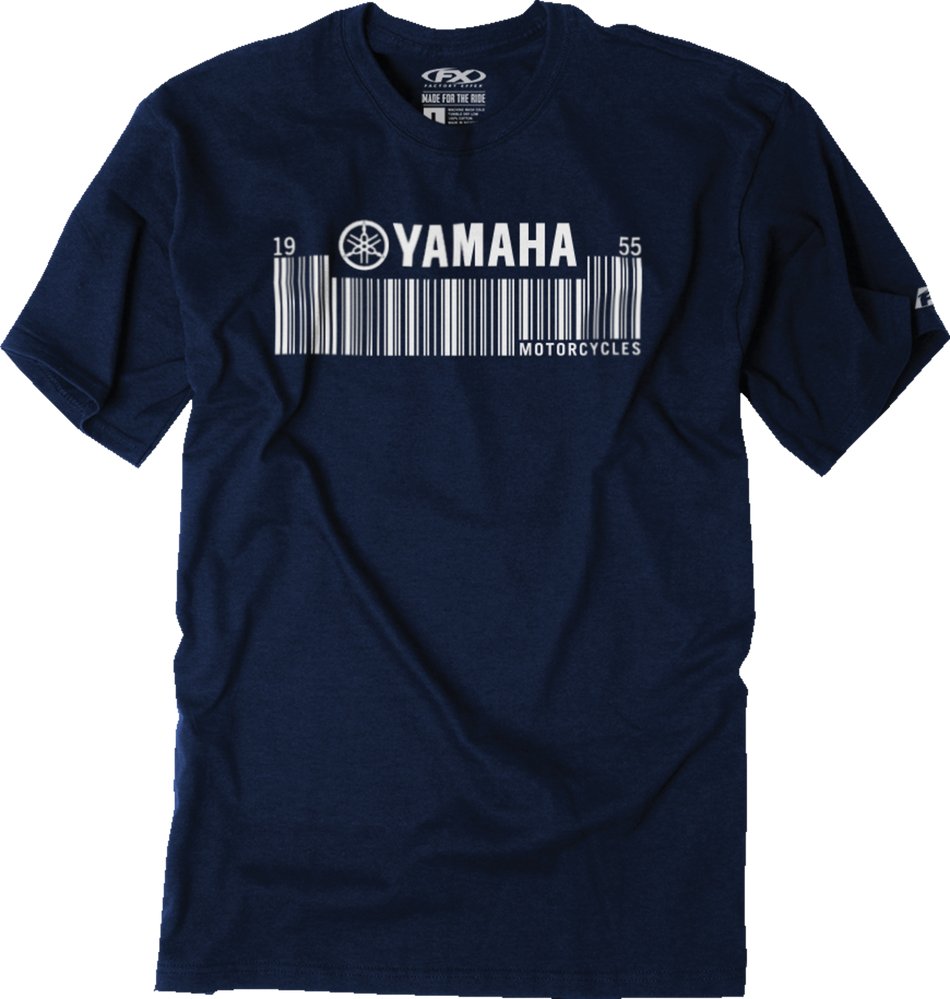 FACTORY EFFEX Yamaha Coded T-Shirt - Navy - Large 26-87214