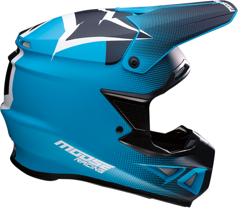 MOOSE RACING F.I. Helmet - Agroid™ - MIPS® - Navy/Light Blue - 2XL 0110-6710