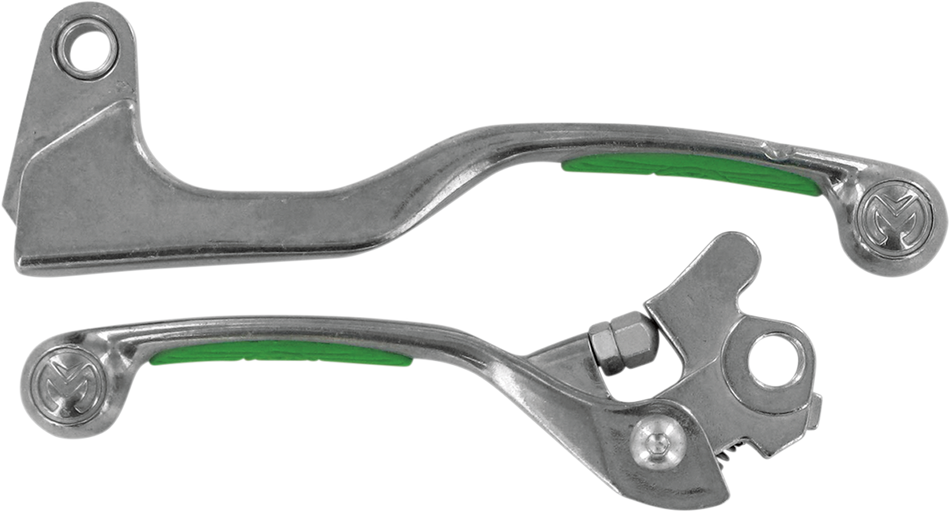 MOOSE RACING Lever Set - Competition - Green 1SGYG98