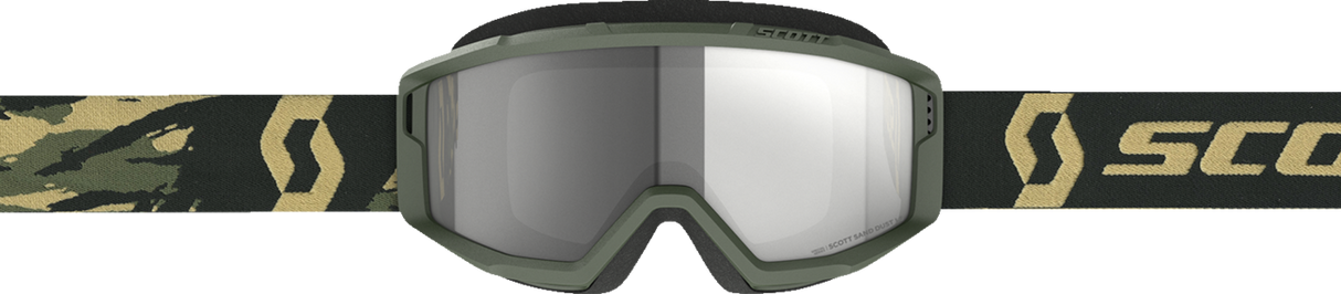 SCOTT Primal Sand Dust Goggles - Camo Khaki - Dark Gray 278600-6800053