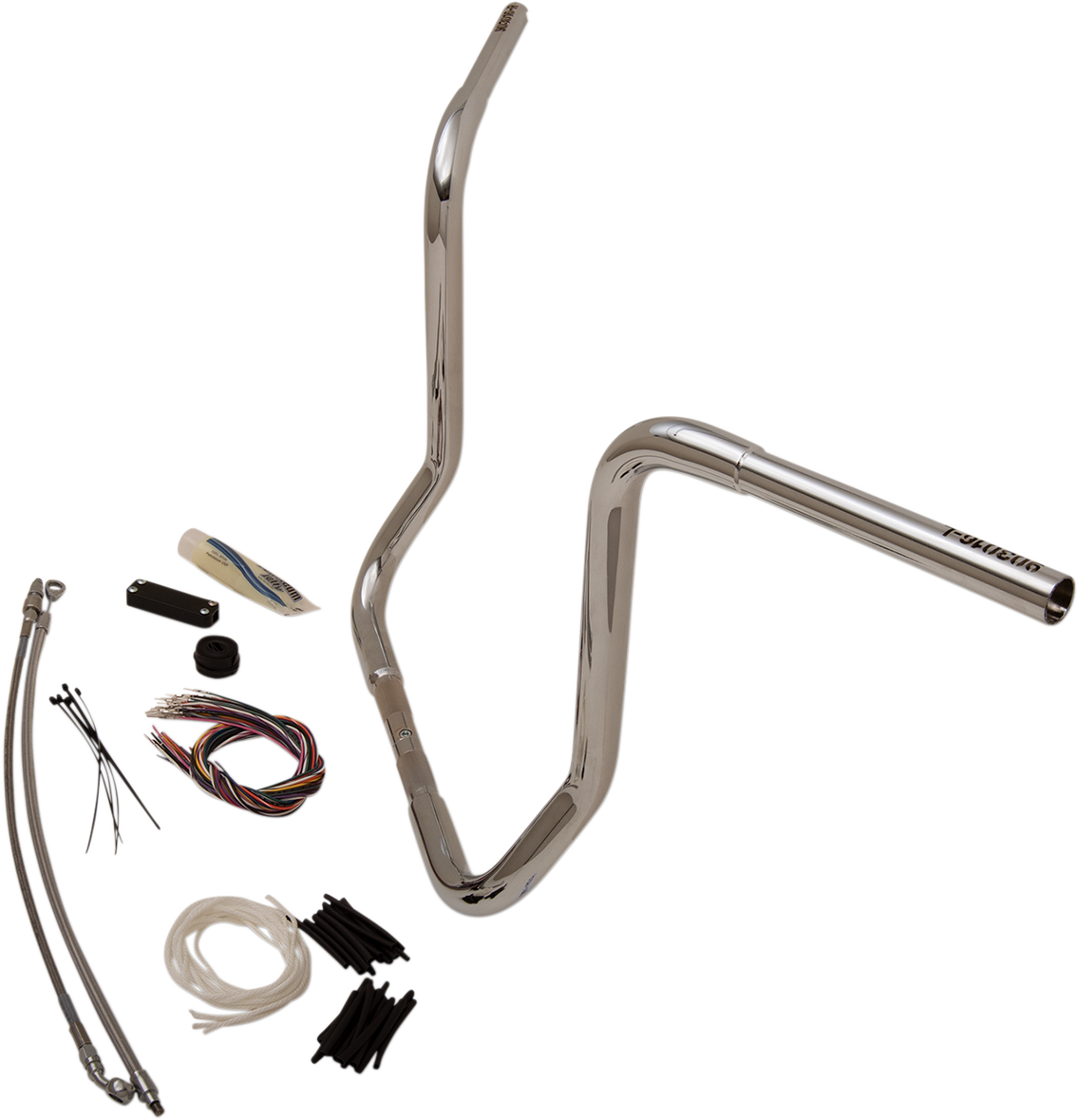 FAT BAGGERS INC. Handlebar Kit - Rounded Top - 16" - Chrome 909416