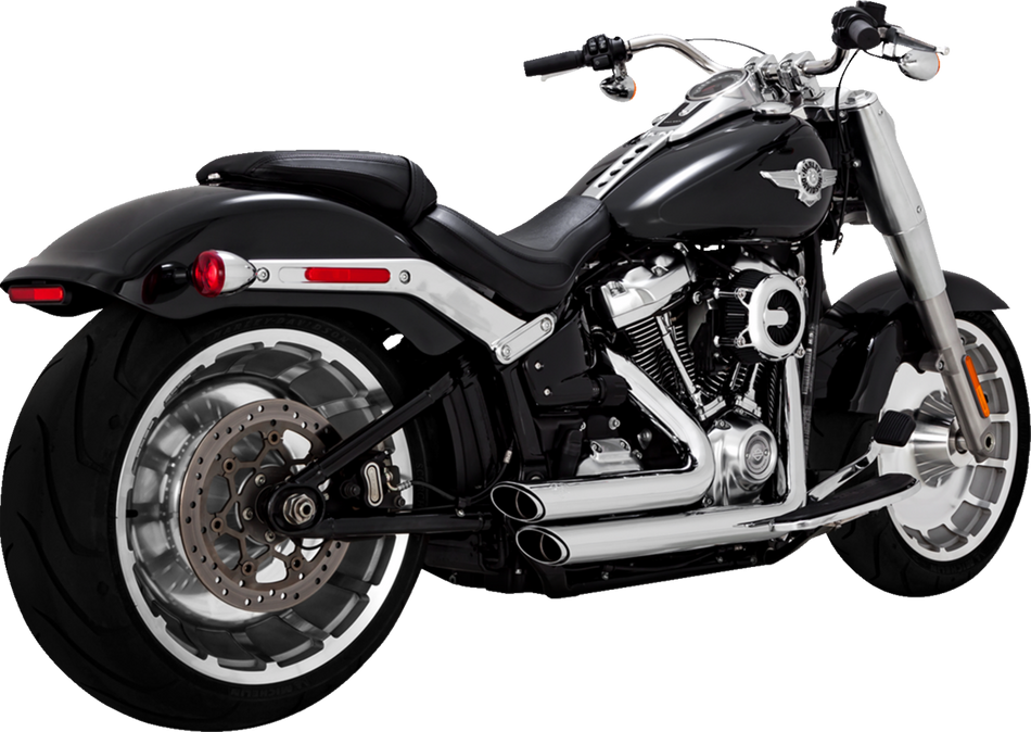 VANCE & HINES Shortshots Staggered Exhaust System - Chrome 17335