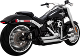 VANCE & HINES Shortshots Staggered Exhaust System - Chrome 17335