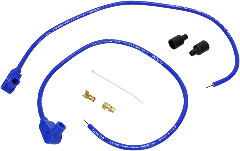 SUMAX Universal Spark Plug Wire Kit - 90 degree - Blue 76681