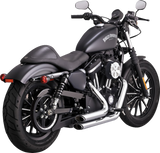 VANCE & HINES Shortshots Staggered Exhaust System - Chrome 17329