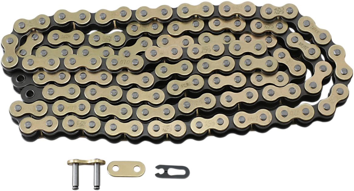 DID 420 NZ3 - High-Performance Motorcycle Chain - Gold - 120 Links 420NZ3-G/B-120