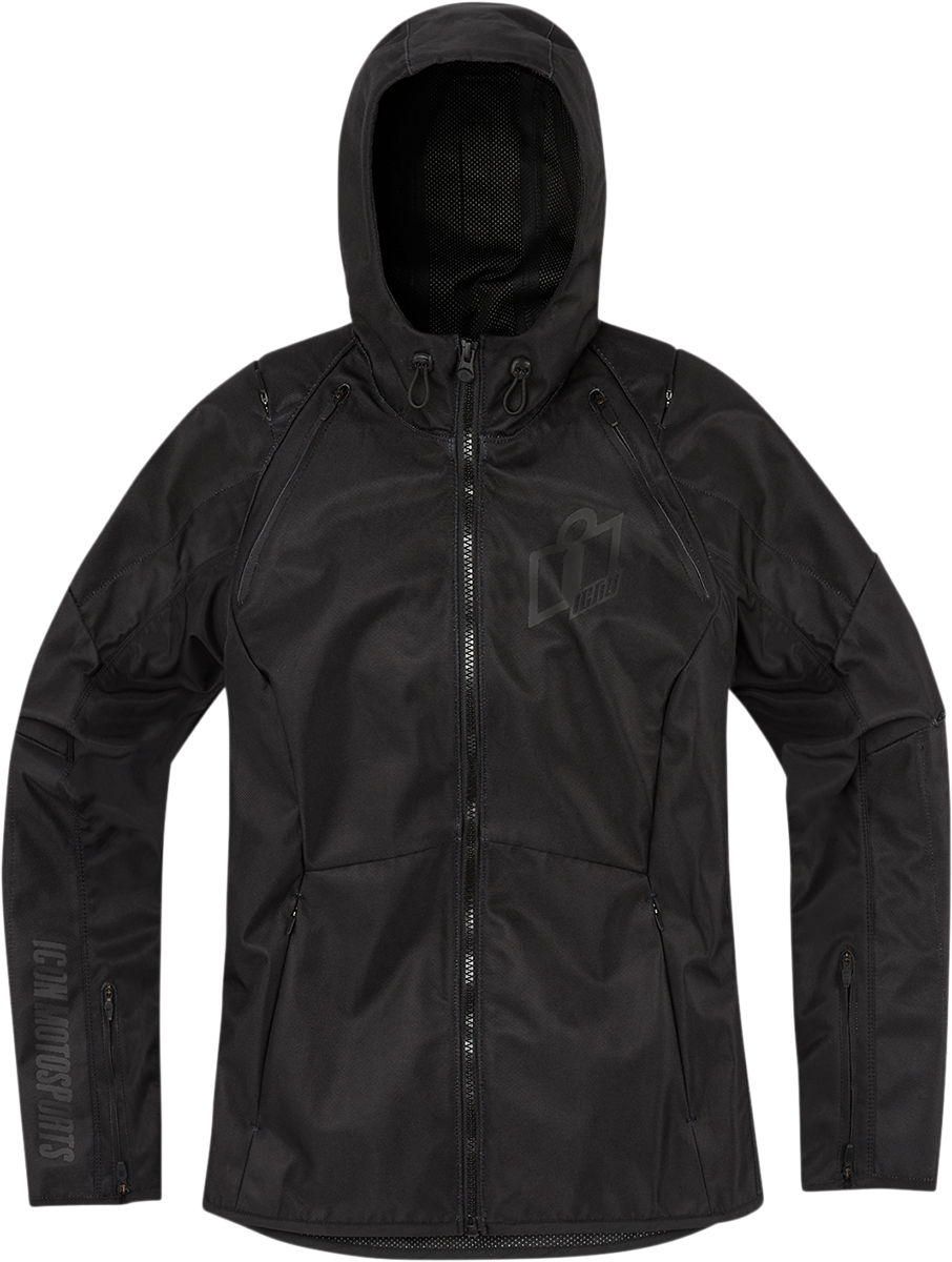 ICON Women's Airform Jacket - Black - 2XL 2822-1404