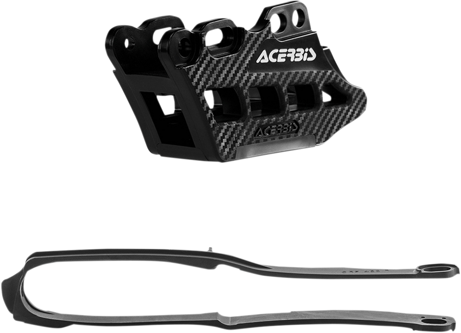 Kit deslizante y guía de cadena ACERBIS - Honda CRF250R/CRF450R/RX - Negro 2666240001 
