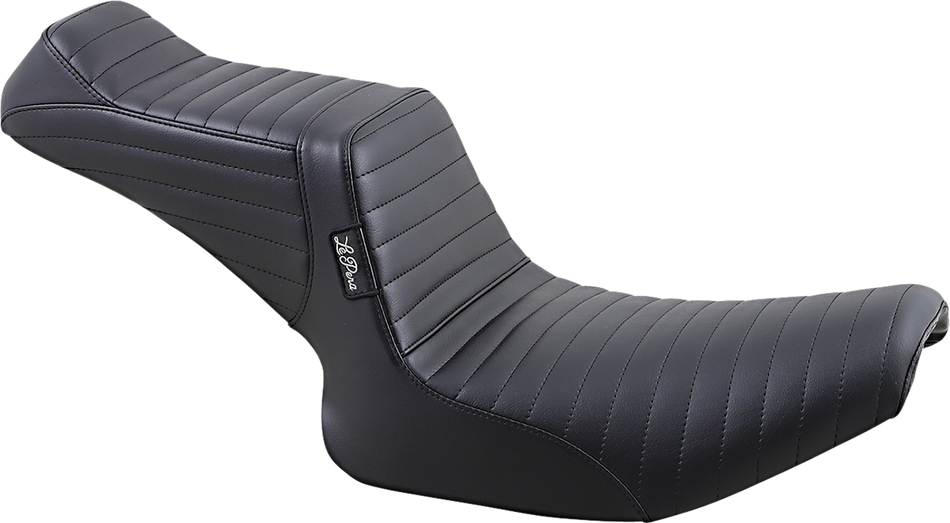 LE PERA Tailwhip Seat - Pleated - Black - FXR '82-'00 L-588PT