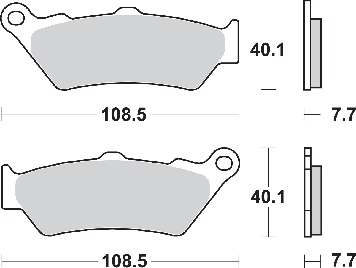 SBS LS-Bremsbeläge - 674LS 674LS