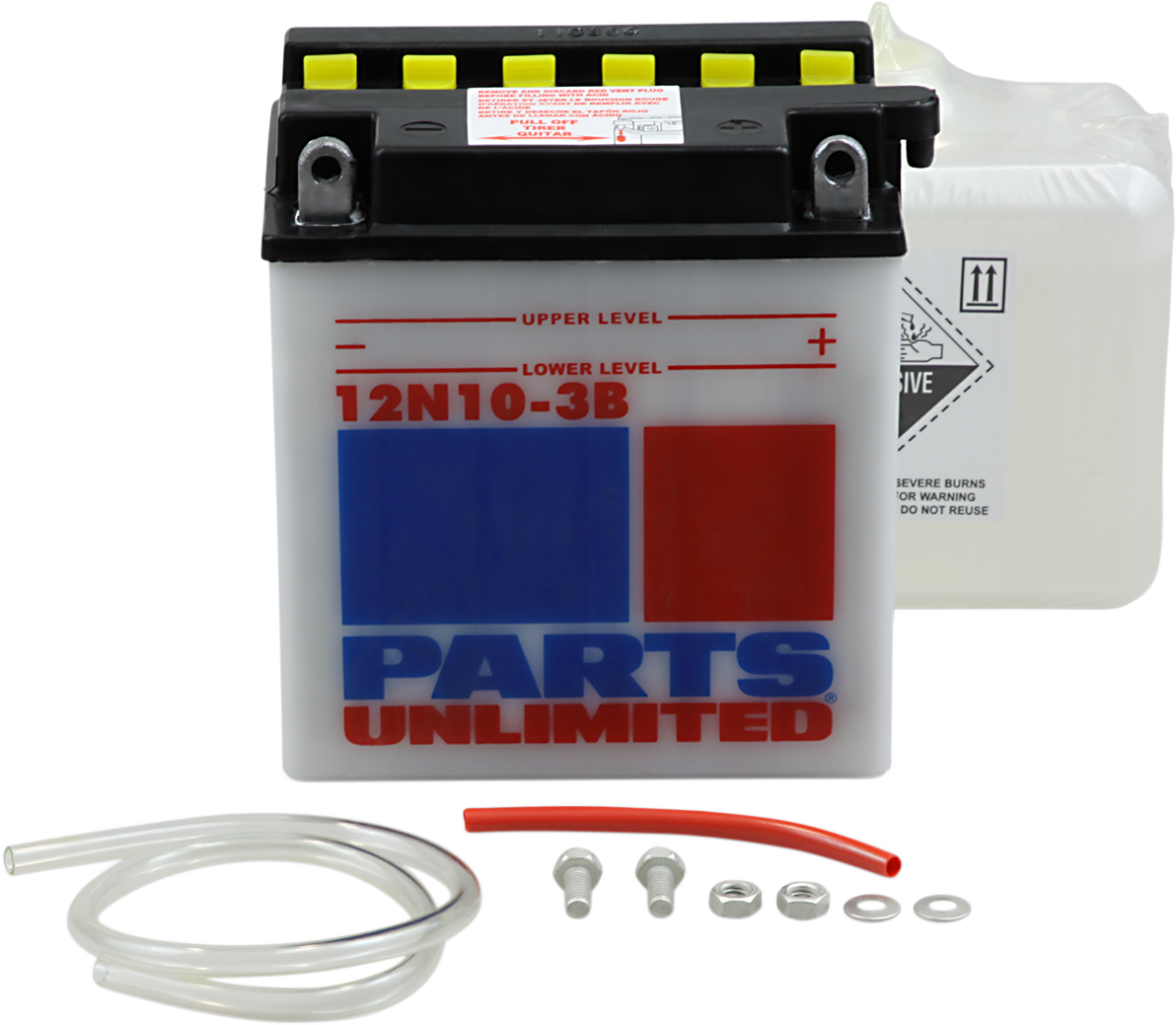 Parts Unlimited Battery - 12n10-3b 12n10-3b-Fp