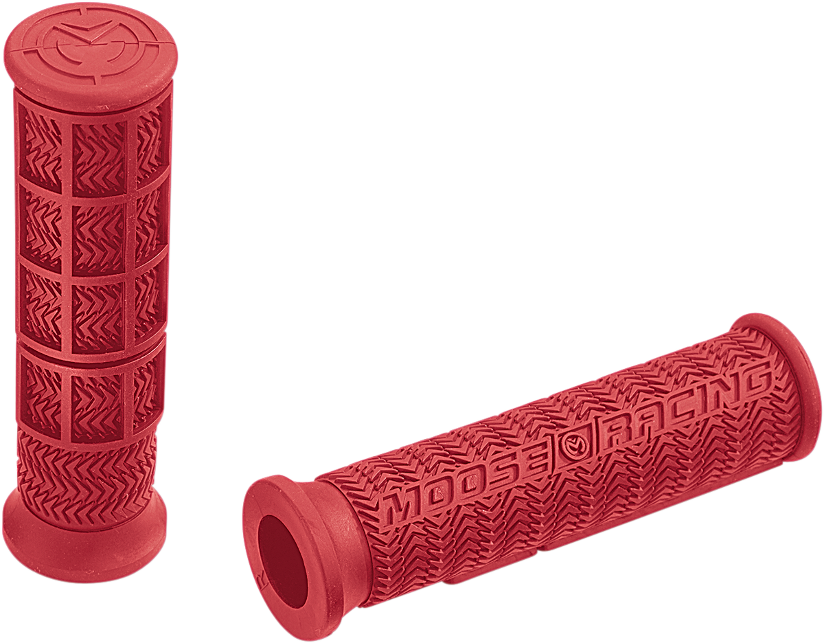 MOOSE RACING Grips - Stealth - ATV - Red B01MAR