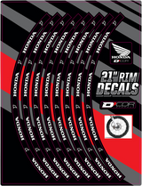 D'COR VISUALS Rim Decal - Honda Logo - 21" Front 40-80-200