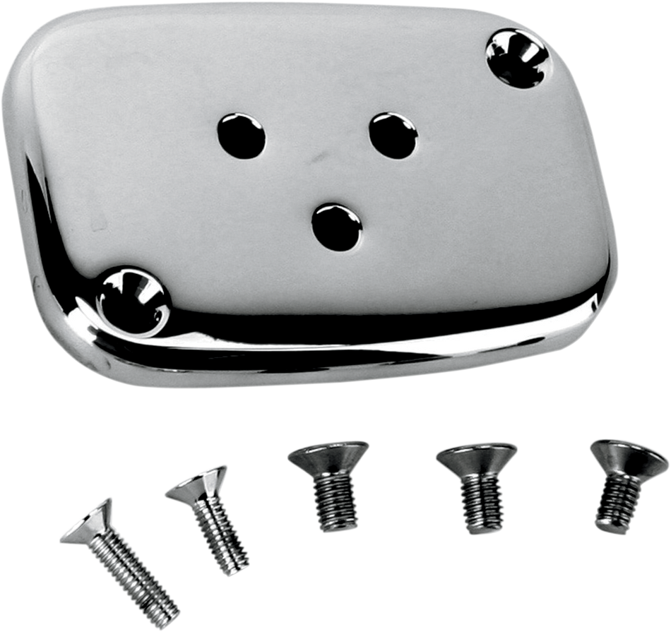 BARON Mini-Bullet Tacómetro electrónico con soporte de barra de 1" - Cromo - Cara blanca - 3-3/8" L x 2-5/16" D BA-7573-00 