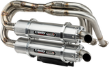 TRINITY RACING Stage 5 Exhaust - Brushed Aluminum TR-4168D