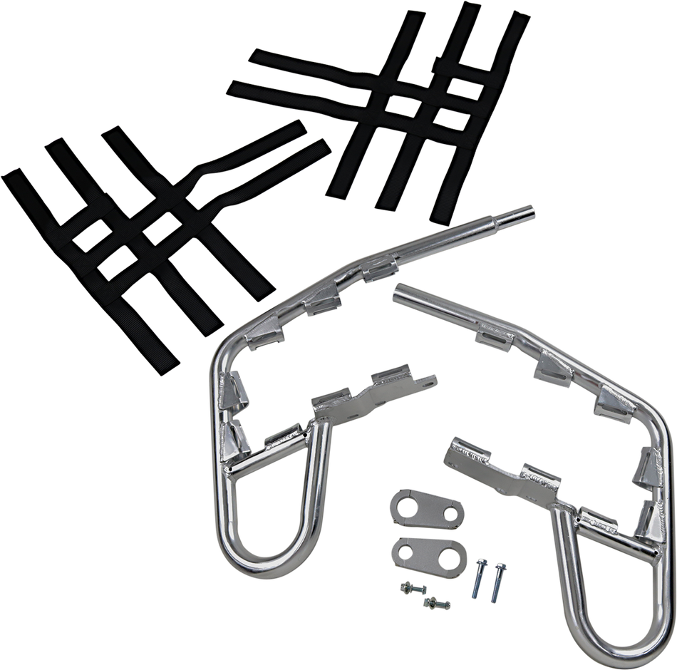 MOTORSPORT PRODUCTS Nerf Bars - TRX250 - Silver 81-1501