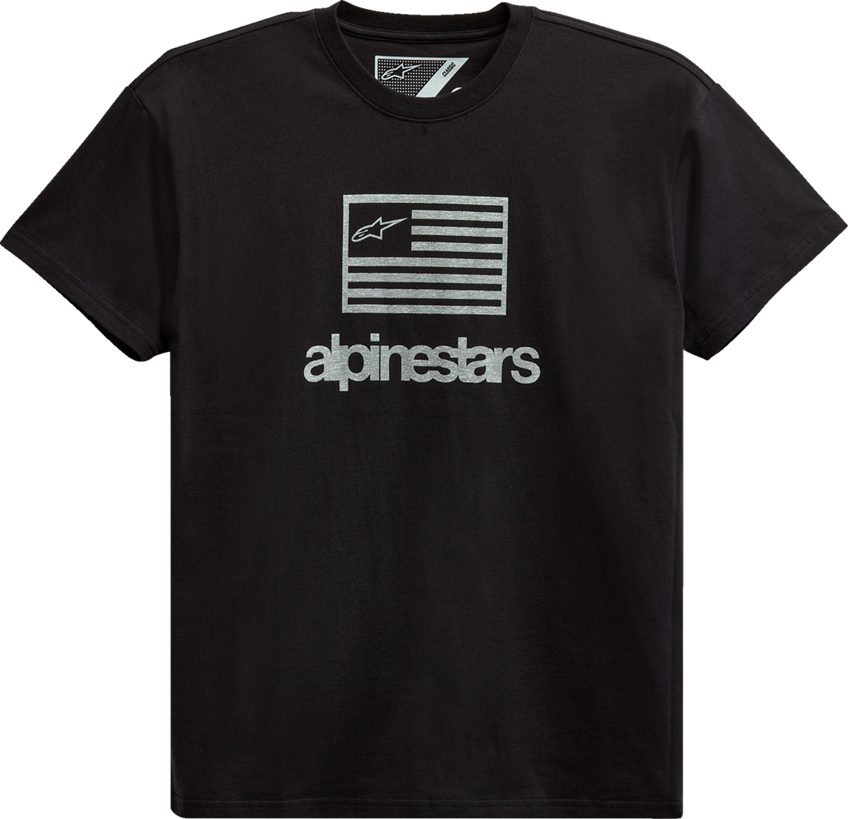 Camiseta con bandera de ALPINESTARS - Negro - Grande 12137262010L 