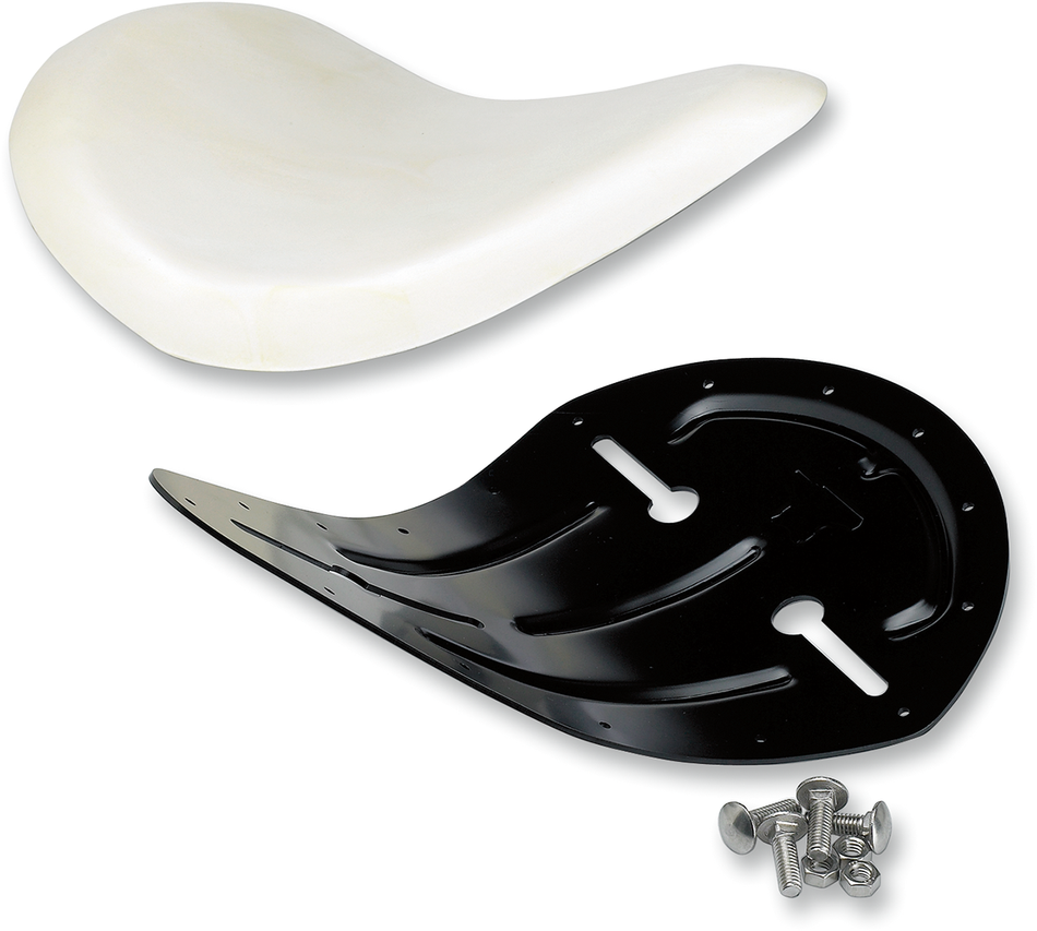 BILTWELL Slimline Pan Seat - Uncovered Pan w/ Foam 4002-000
