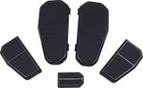 GMA ENGINEERING BY BDL Front/Rear Floorboard Kit - Black GMA-FB-100BK