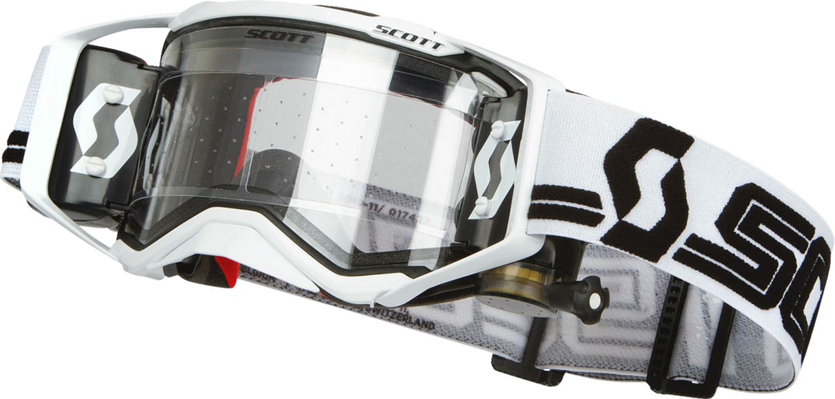 SCOTT Prospect Super WFS Goggles - White/Black - Clear Works 278595-1035113