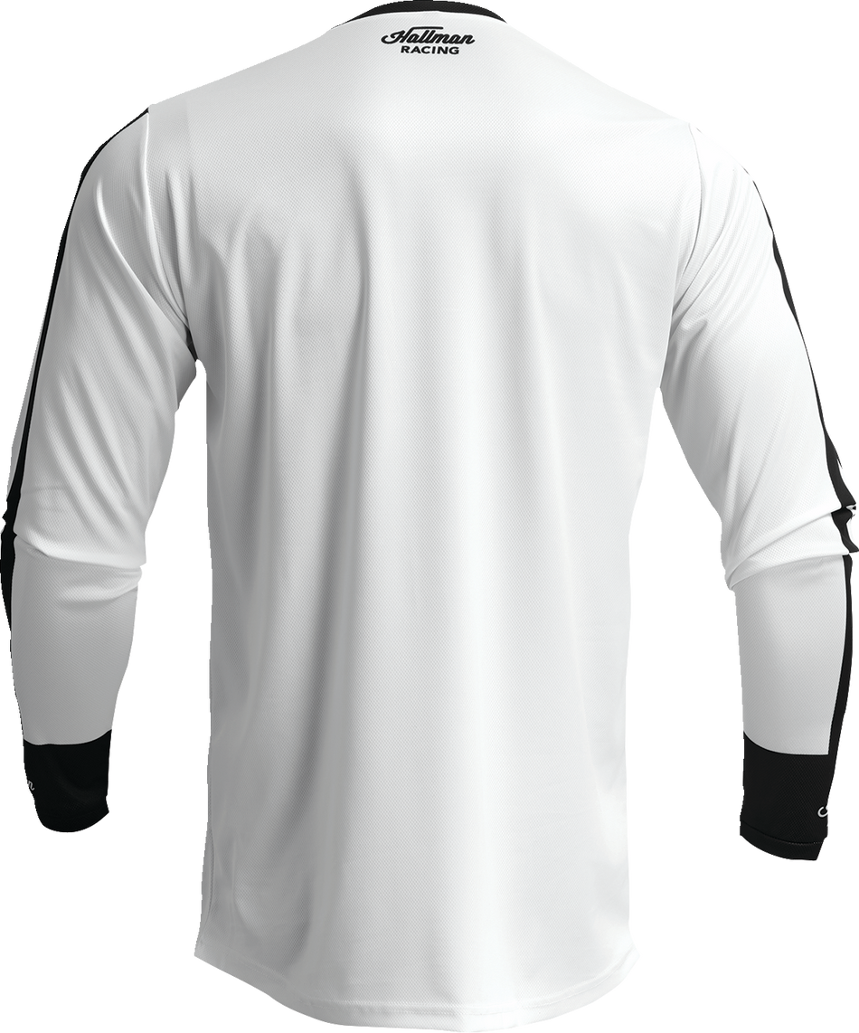 THOR Differ Roosted Jersey - White/Black - Small 2910-7115