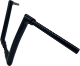 FAT BAGGERS INC. Handlebar - Flat Top - 12" - Black 606012-B