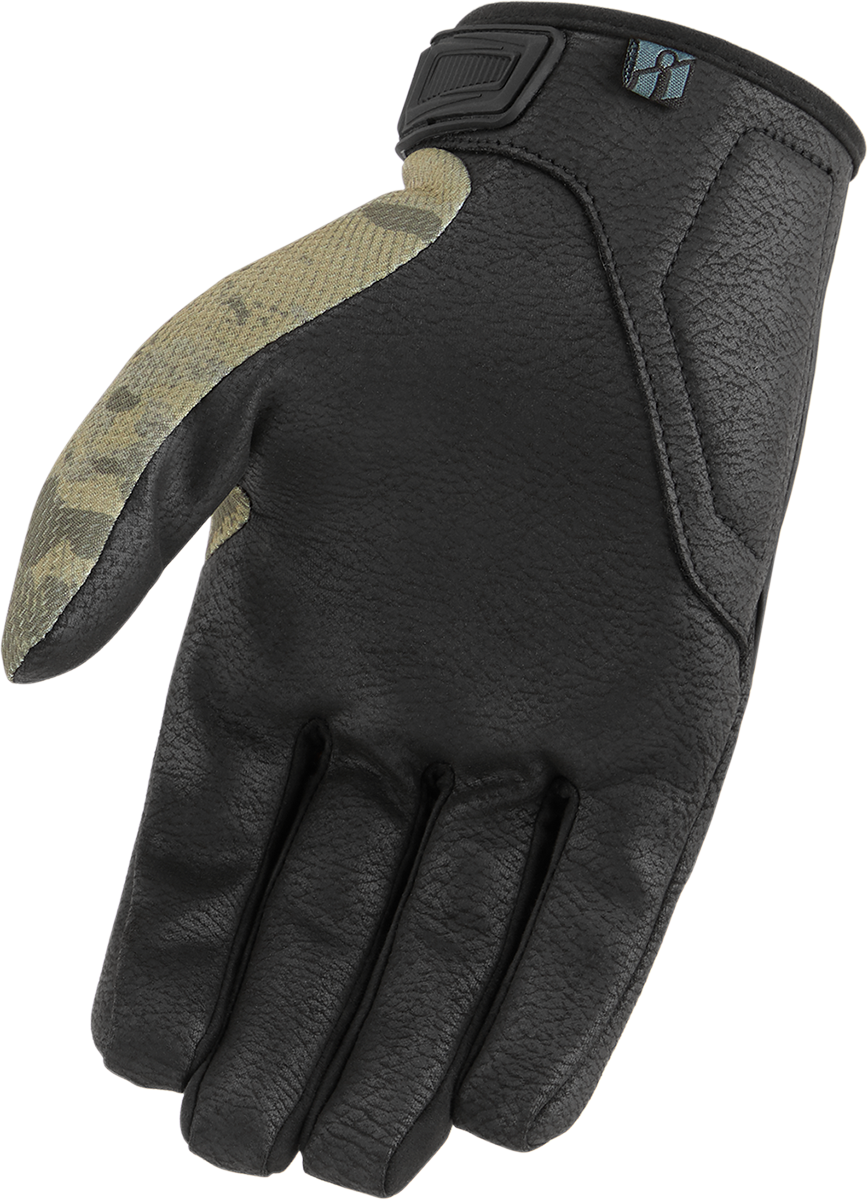 ICON Hooligan™ CE Gloves - Tan Camo - Medium 3301-4409